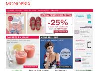Site de Monoprix Accueil